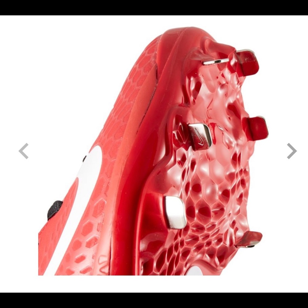 Nike Force Zoom Trout 5 Baseball Cleats Red Metal - Picture 6 of 6